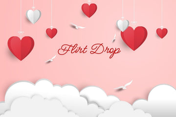 Limited-time Flirt Drop collection featuring $29 USA-made zippered storage pouches in playful romantic prints – ideal travel cases and discreet vibrator storage gifts for her, girlfriend, partner, or yourself this Valentine’s Day.