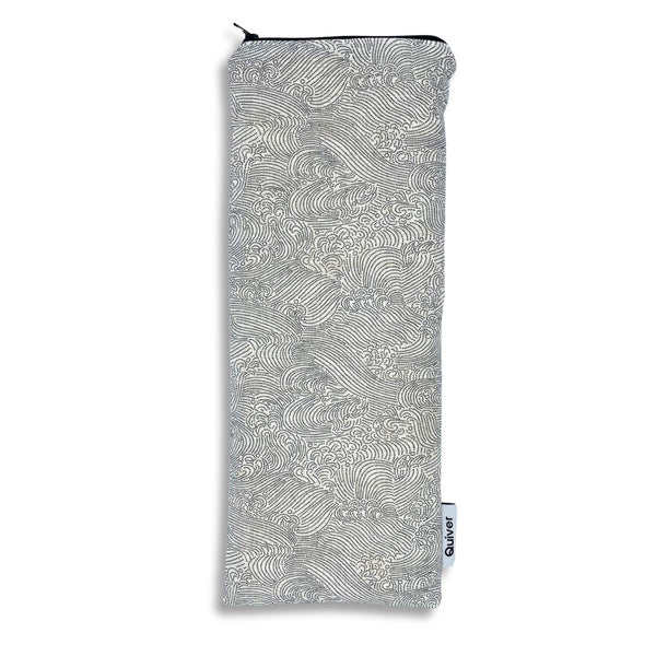 Discreet zippered case for full-size personal wellness devices, made in the USA.
