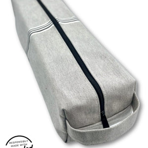 Adult Toy Storage Pouch - Magnum | Denim & Ribbon, Starch - Quiver.Love