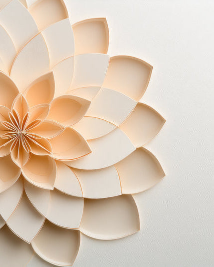 Elegant layered floral wall design representing thoughtful and elevated gift presentation\