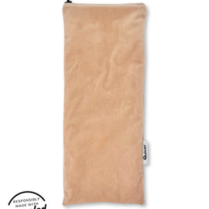 Adult Toy travel bag, zipper pouch. Fits hitachi magic wand, wand vibrator or other sex toys.  in Rosé velvet by Quiver.love