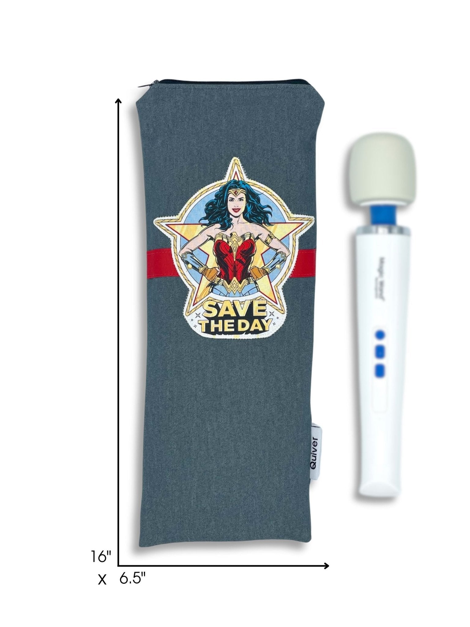 Save the Day Wand Pouch | Storage Bag for Wand Massagers USA Made Quiver.Love Save the Day Wand Pouch | Storage Bag for Wand Massagers USA Made Quiver.Love