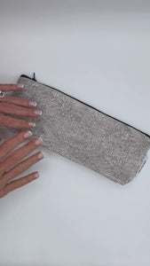 discreet storage bag for your personal massager, vibrator or other sex toy. Made in the USA from superior quality Japanese cotton fabric with rolling wave pattern
