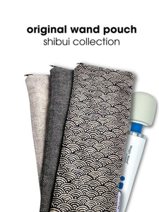 product demonstration of the Japanese fabric collection of the original wand pouch
