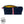 yellow cotton lining detail of Quiver.love vibrator, adult toy storage bag in midnight denim