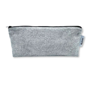 Adult toy storage bag in Japanese waves fabric by Quiver.Love