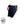 Measurement detail of extra large zipper bag for vibrator or adult toy in dark denim fabric by Quiver.Love
