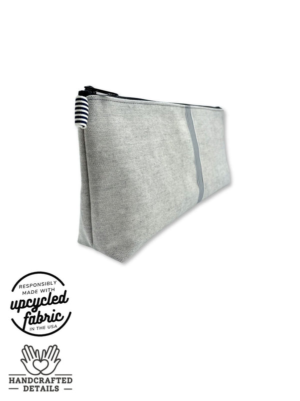 Wand Massager Travel Pouch in Denim & Ribbon - Quiver.Love
