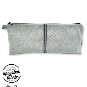 4090 - Wand Pouch | Denim & Ribbon, Starch - Quiver.Love