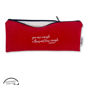 white cotton lining detail of adult toy, sex toy storage bag by Quiver.love
